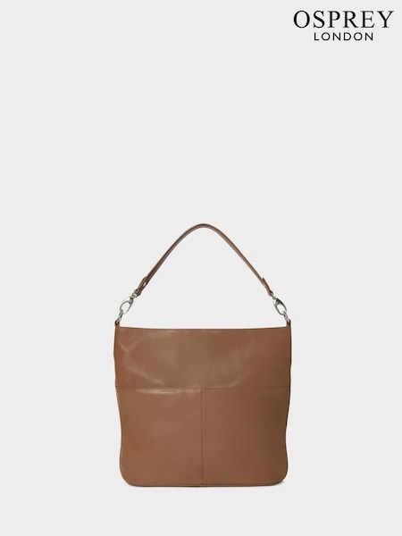 Osprey London Large The Kelso Leather Hobo Brown Bag (H72309) | € 289