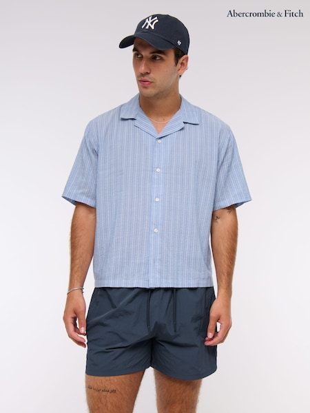 Abercrombie & Fitch Seersucker Striped Shirt (H72339) | €69