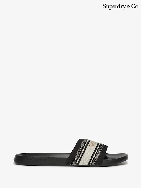 Superdry Webbing Interest Pool Sliders (H72553) | kr591