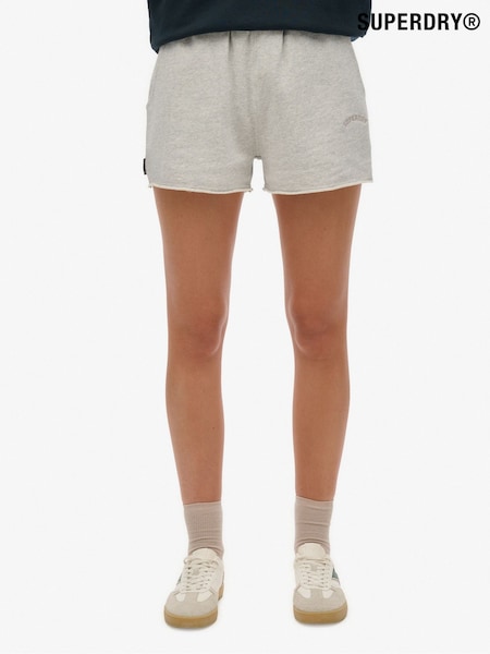 Superdry Grey Essential Logo Garment Dye Shorts (H72557) | €37
