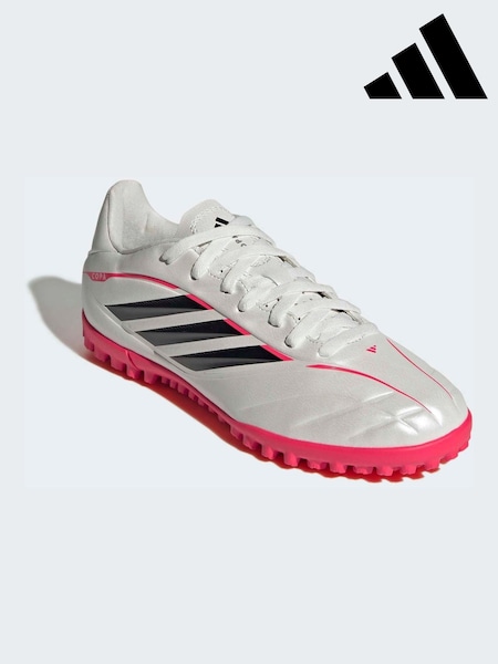 adidas White Copa Pure IV Club Turf Football Kids Trainers (H72578) | R$ 295
