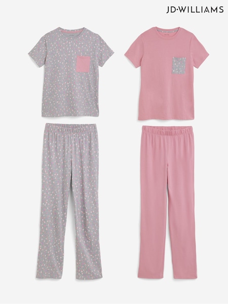 JD Williams 2 Pack Value Pyjamas Set (H72584) | 42 €