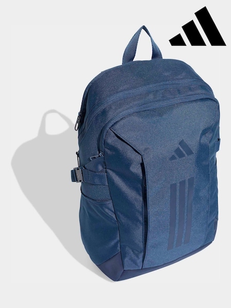 adidas Blue 3 Stripe VIII Bag (H72671) | AED204