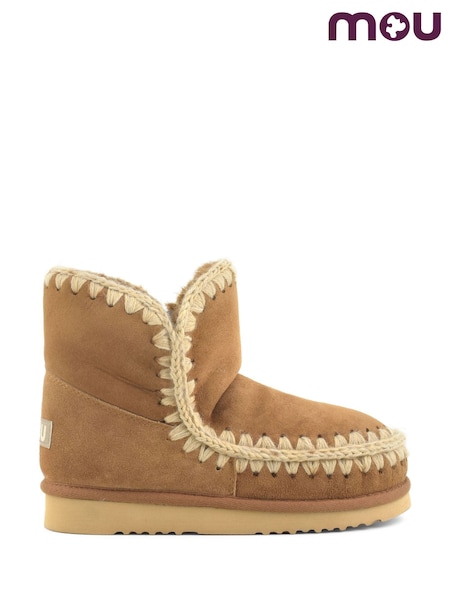 Mou Brown Eskimo 18 Sheepskin Lined Suede Boots (H72701) | R$ 1.730