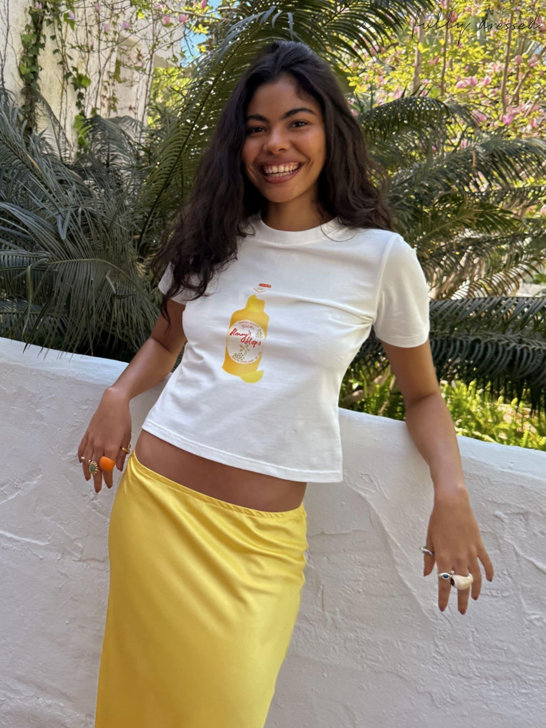 Women's Never Fully Dressed White Graphic Cotton Tops | Next Oman