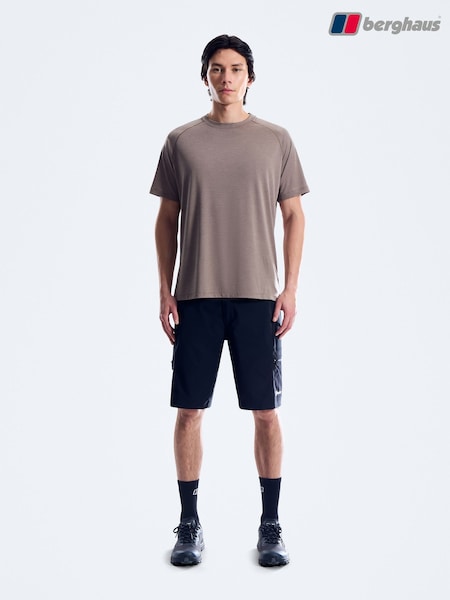 Grey - Regular Berghaus Ivyhill Light Short Sleeve Tech T-shirt