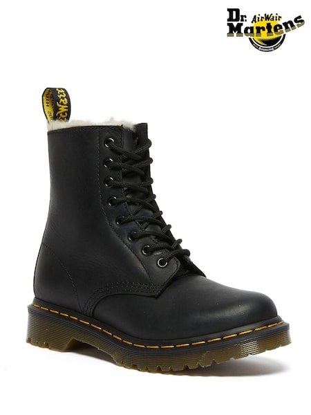 Dr. Martens Black 1460 Serena Burnished Wyoming Boots (H73404) | €239