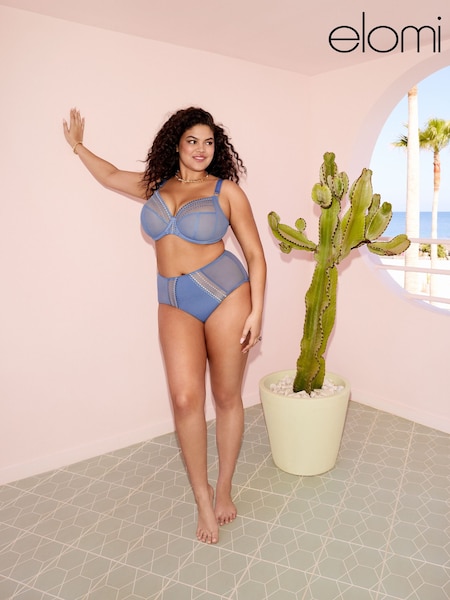 Blue - Elomi Matilda Full Brief Knickers