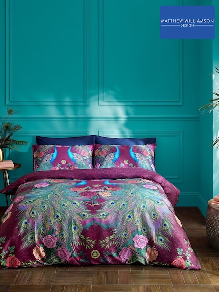 Matthew Williamson Xanadu Peacock 200 Thread Count Duvet Cover Set (H73950) | 85 € - 141 €