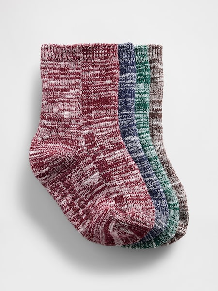 Gap Marled Crew Socks 4 Pack (Newborn-5yrs) (H73959) | 16 €