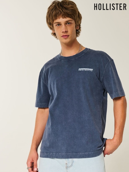 Hollister Logo Crew Neck T-Shirt (H74016) | 25 €