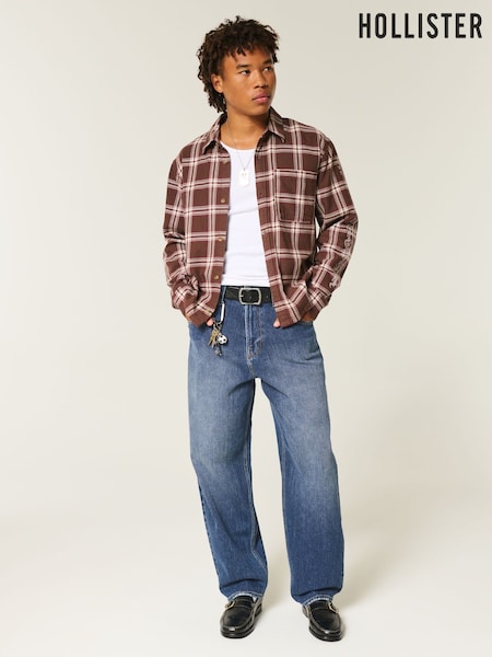 Hollister Blue Skater Baggy Jeans (H74025) | €59