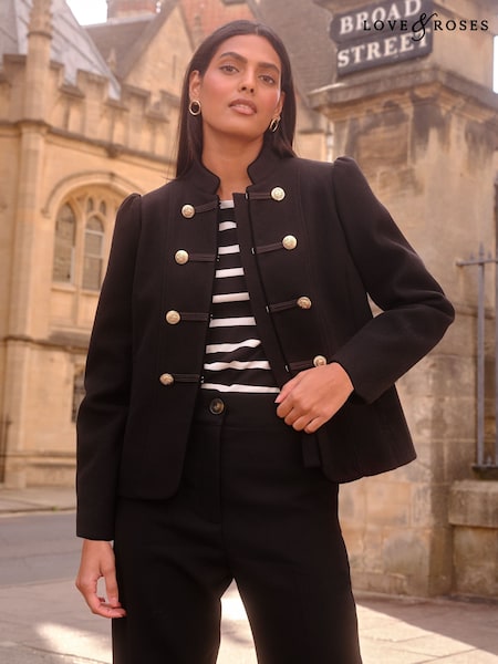 Love & Roses Wool Drummer Boy Jacket (H74065) | ‏421 د.إ.‏