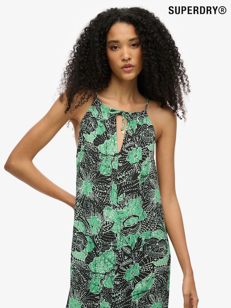 Superdry Green Beach Cami Maxi Dress (H74161) | €63