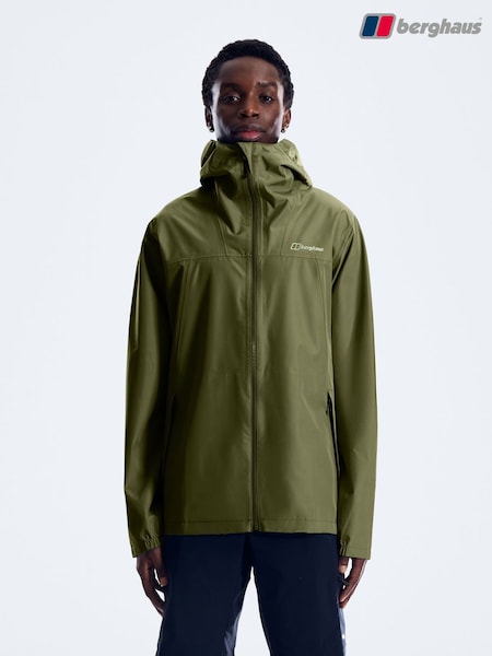 Green - Regular Berghaus Deluge Pro 3.0 Jacket Cheviot