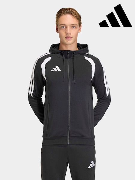 adidas Black Tiro26 League Sweat Full Zip Hoodie (H74229) | R$ 495