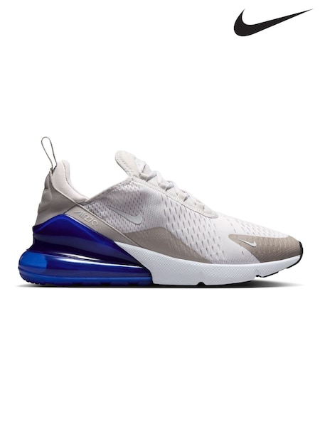 Nike Grey/Blue Air Max 270 Trainers (H74664) | 915 zł