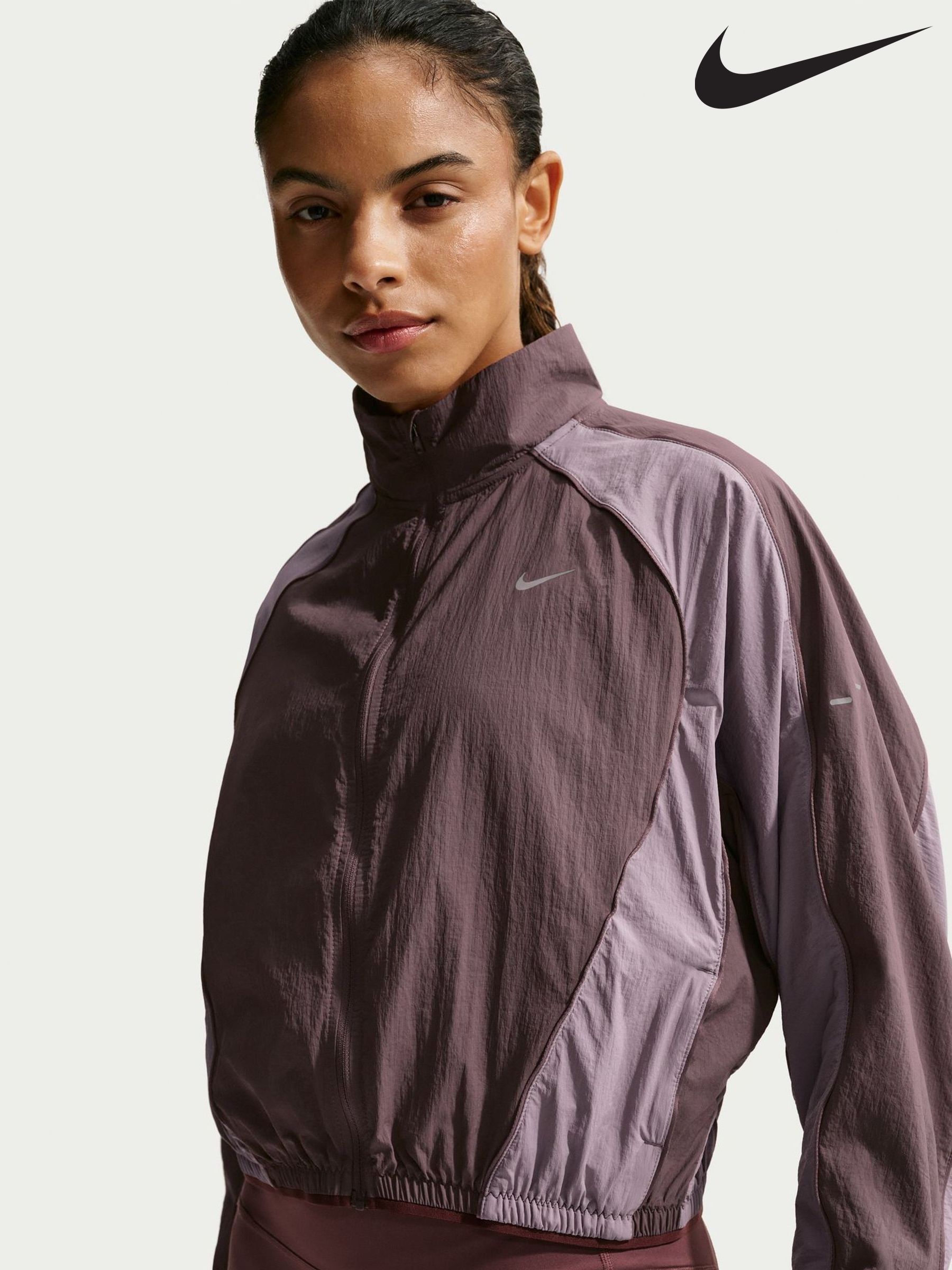 nike windbreaker cropped