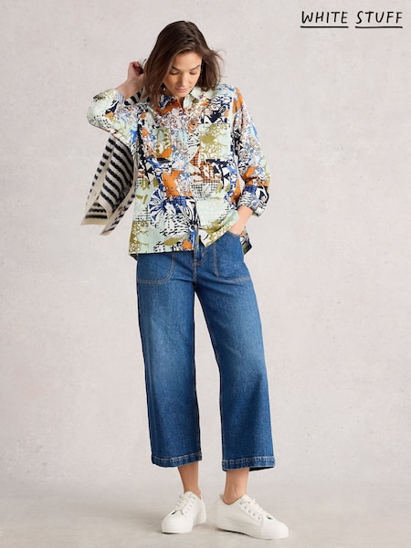 White Stuff Orange Sophie Cotton Shirt (H74812) | €62