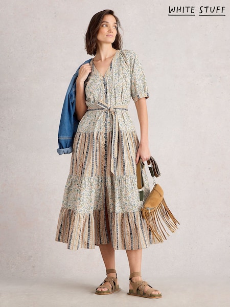 White Stuff Clementine Midi Dress (H74820) | R$ 840