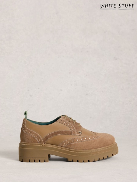 White Stuff Thistle Chunky Lace Up Brogues (H74846) | R$ 740