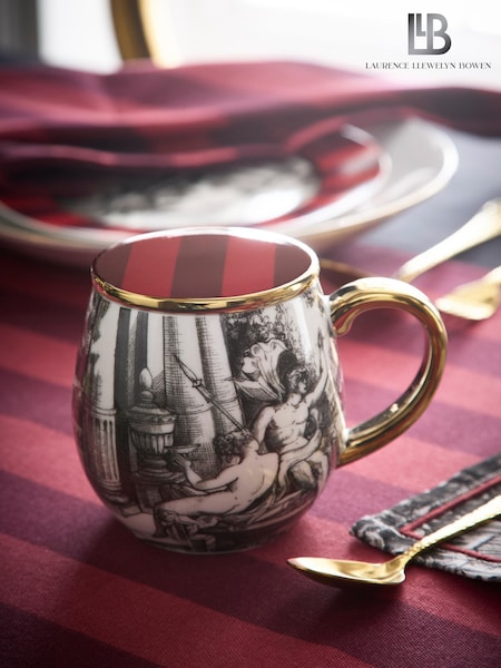 Laurence Llewelyn-Bowen Multi Festivo Porcelain Mug With Lid (H74982) | €29