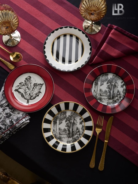 Laurence Llewelyn-Bowen Multi Festivo Porcelain Side Plate Set (H74986) | €61