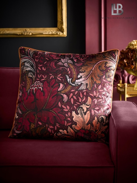 Laurence Llewelyn-Bowen Morris Major Chintz Velvet Filled Cushion (H75006) | ‏146 د.إ.‏