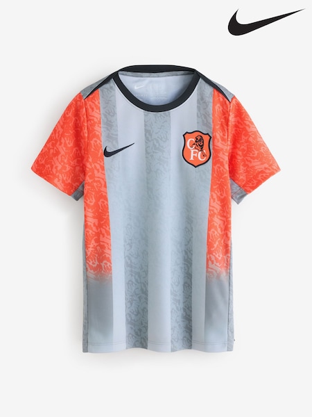 Nike Grey Chelsea FC 2025/26 Pre Match Football Shirt (H75424) | AZN 148