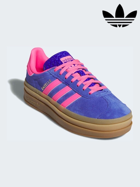 Blå/Rosa - adidas Originals Gazelle Bold W Trainers (H75575) | kr1 492