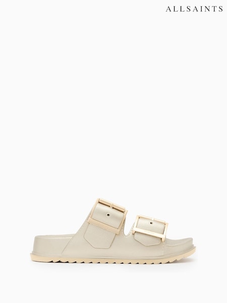 AllSaints Yellow Sian Eva Sandals (H75607) | AED577
