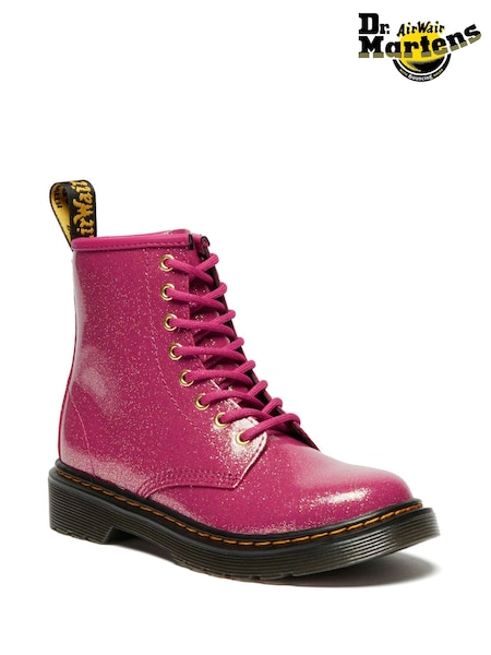 Dr. Martens Pink 1460 Nebula Glitter Shoes (H75673) | AED466