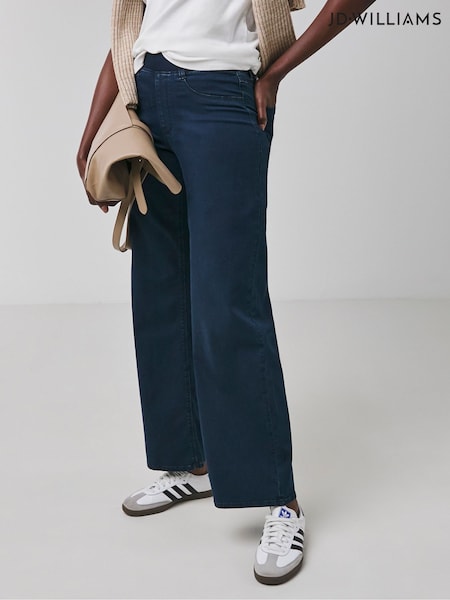 JD Williams Indigo 2 Pack Wide Leg Jeggings (H75717) | 64 €