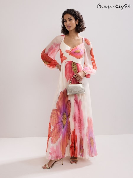 Phase Eight Reanna Pleated Dress (H75925) | R$ 1.865
