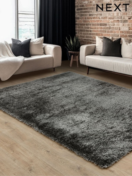 Charcoal Grey Payton Shaggy Rug (H75943) | €106 - €504
