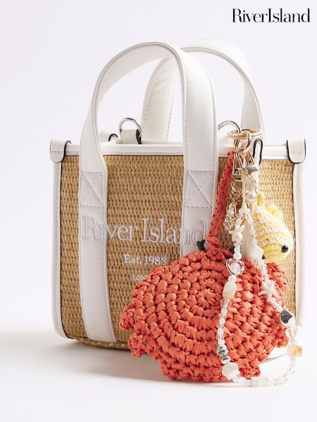 River Island Orange Under the Sea Charm Bag (H75996) | €22.50