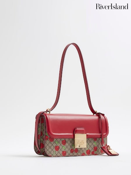 River Island Red Satchel Cross-Body Bag (H76606) | €52