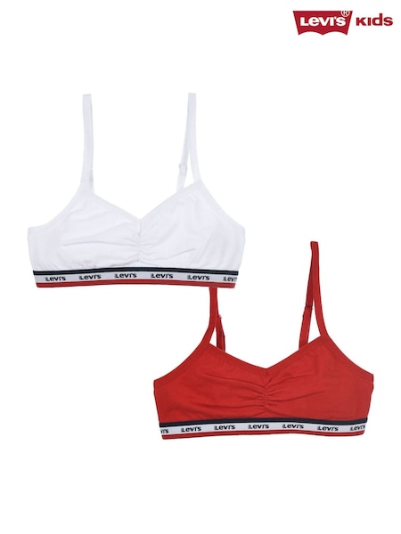 Levi's® White Logo Bralettes 2 Pack (H76942) | € 31