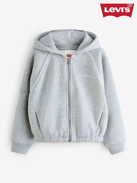 Levi's® Grey Meet And Greet Full Zip Logo Hoodie (H76953) | AED262 - AED291