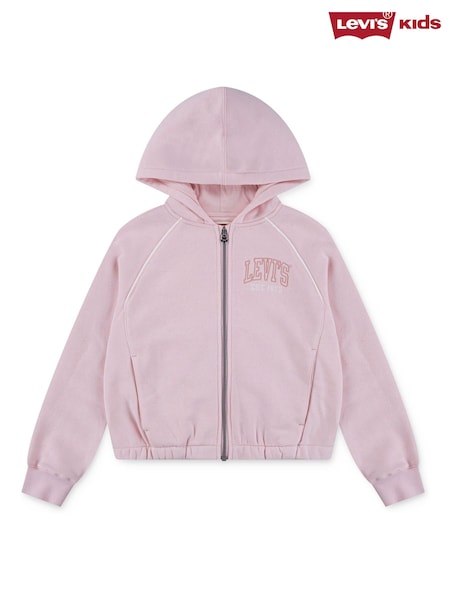 Levi's® Pink Meet And Greet Full Zip Logo Hoodie (H76955) | €59 - €66