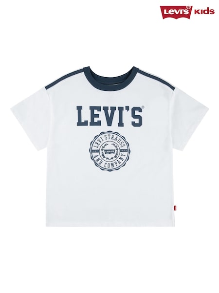 Levi's® Blue Collegiate Logo Sporty Oversized Short Sleeve T-Shirt (H76958) | €29 - €36
