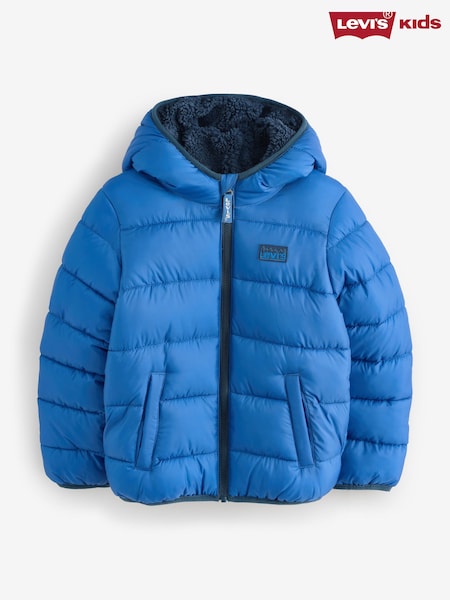modra - Levi's® Sherpa Lined Midweight Logo Puffer Coat (H76962) | € 99 - € 105
