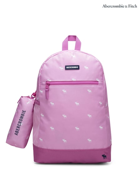 Abercrombie & Fitch Pink Pencil Bag Backpack (H76996) | AED262