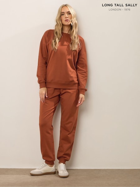 Long Tall Sally Orange Cuffed Joggers (H77102) | AED134