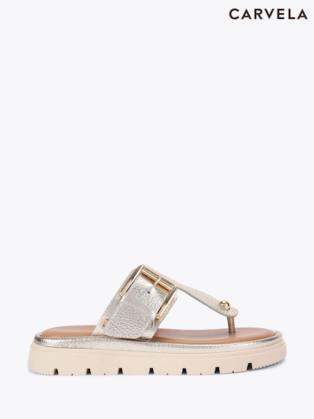 Carvela Comfort Pavilion T-Bar Mule Sandals (H77266) | R$ 1.375