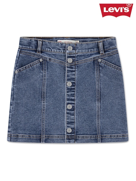 Levi's® Blue Button Front Denim Skirt (H77335) | €32 - €37