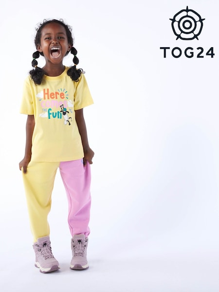 Tog 24 Pink Kids Valais Shaun The Sheep Print Joggers (H77437) | €31