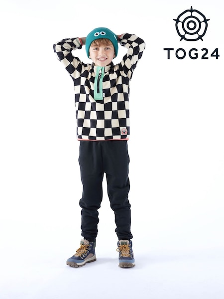 Tog 24 Kids Brecknock Shaun The Sheep Print Zip Neck Fleece (H77444) | 179 LEI