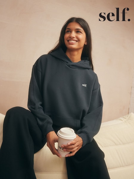 Black - Self. Hoodie