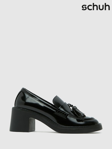 Schuh Lovelyn Heeled Black Loafers (H77624) | 2,283 UAH